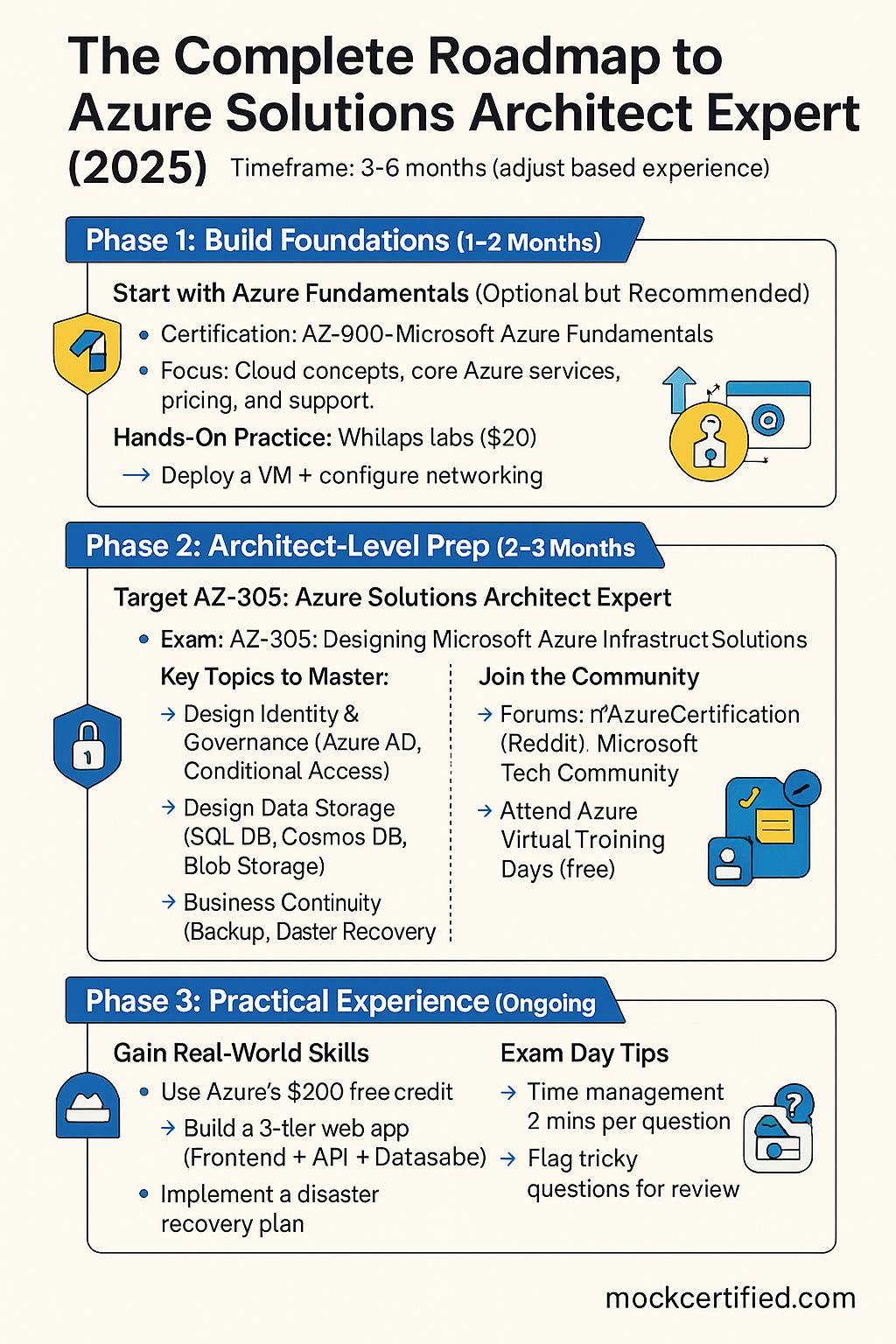 Roadmap to Become a Microsoft Azure Solutions Architect Expert in 2025