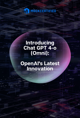 Introducing Chat GPT 4-o (Omni): OpenAI's Latest Innovation written on purple and blue-ish background